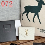 スーパーコピーイヴサンローラン三つ折り財布 トップグレード牛革